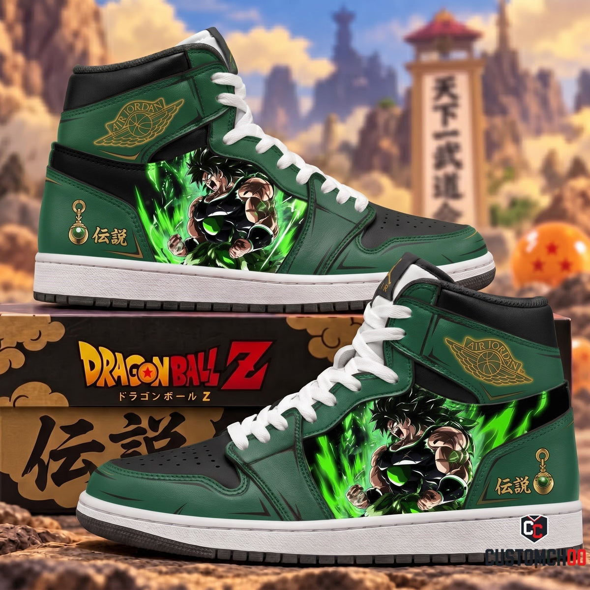 Limited Edition Broly Fan Shoes — Anime High Top Sneaker Gift