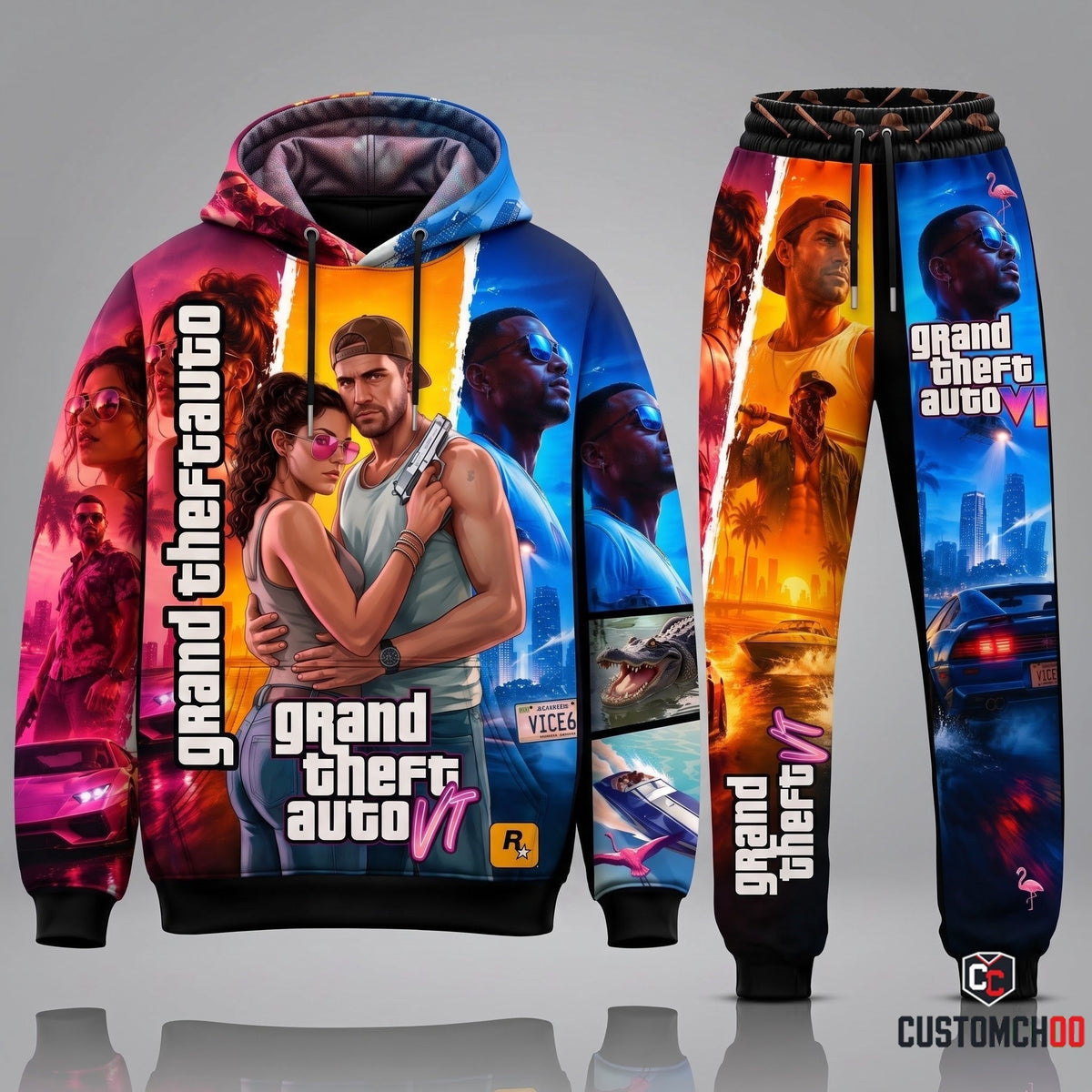 GTA VI Transformation Fan Set — GTA6 Hoodie & Sweatpants