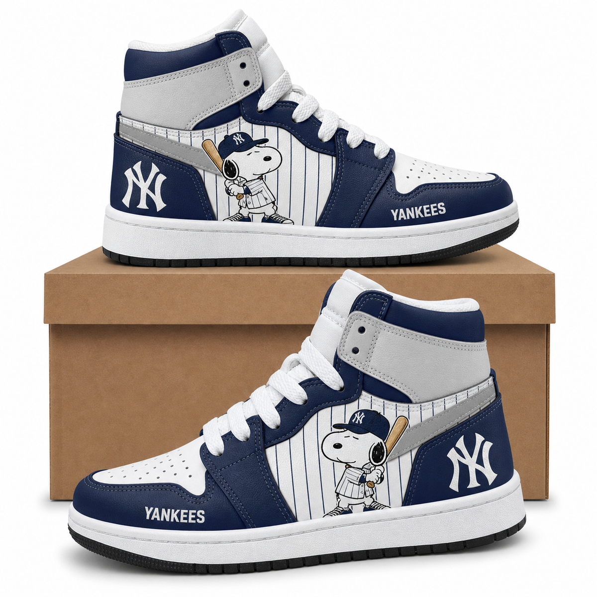 MLB Baseball Fan High Top Sneakers | All 30 Teams Available - Custom Fan Apparel Image 6