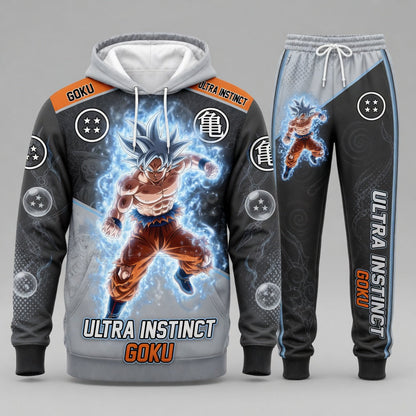 Son Goku Hoodie & Sweatpants Tracksuit Set — Dragon Ball Z Inspired - Custom Fan Apparel Image 9