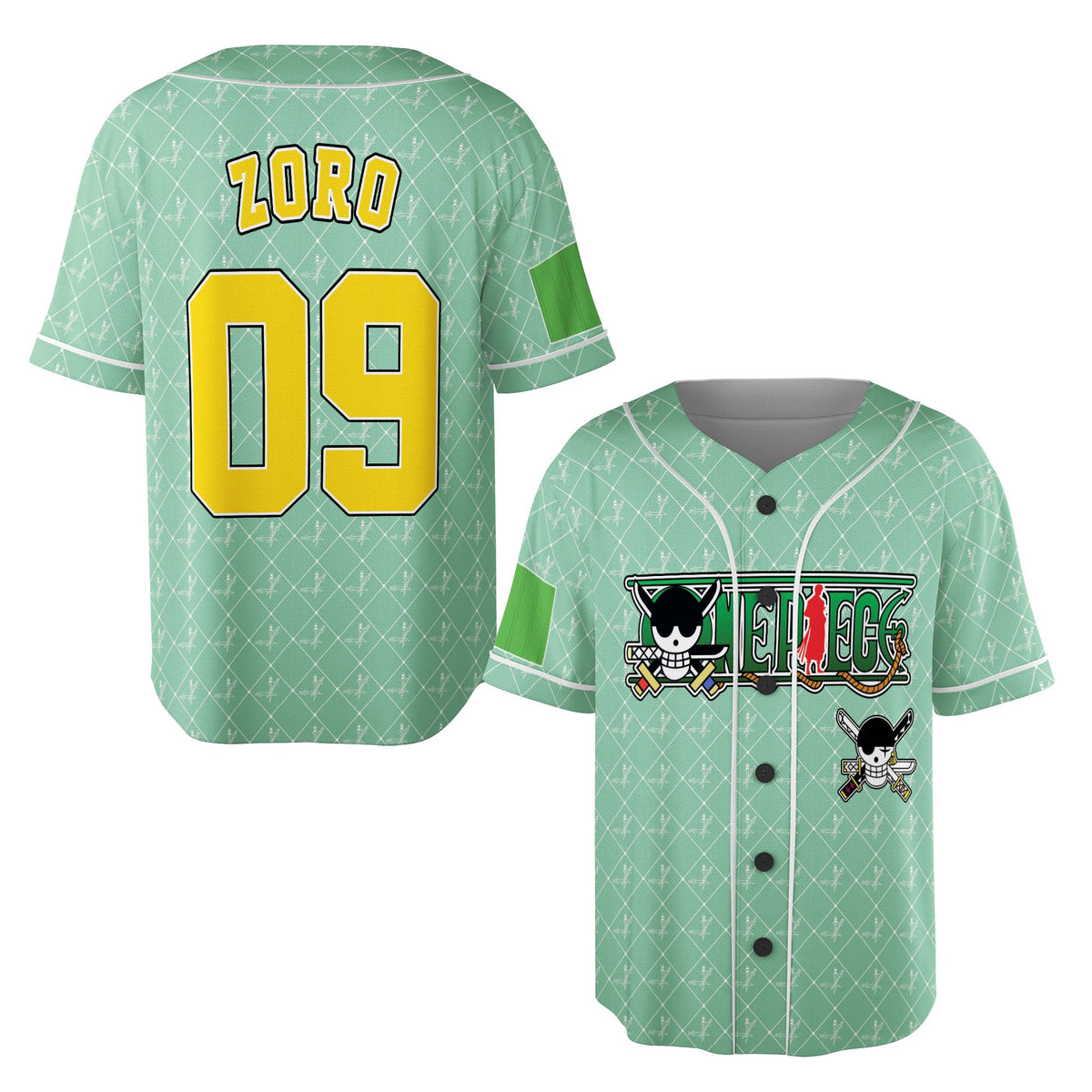 Custom One Piece Baseball Jersey Shirt, Personalized Cosplay Anime Style Team Uniform, Sports Fan Gi - Custom Fan Apparel Image 12