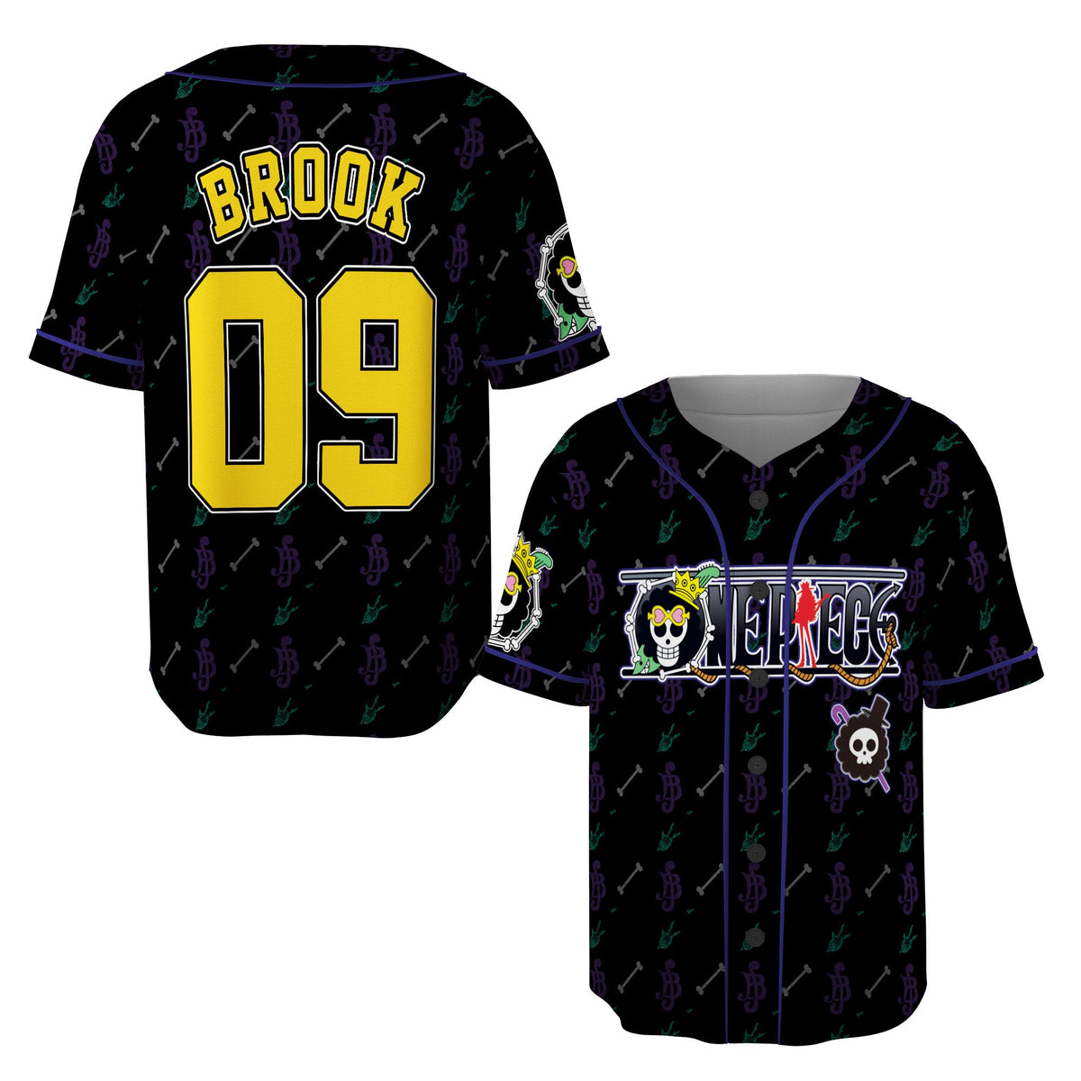 Custom One Piece Baseball Jersey Shirt, Personalized Cosplay Anime Style Team Uniform, Sports Fan Gi - Custom Fan Apparel Image 11