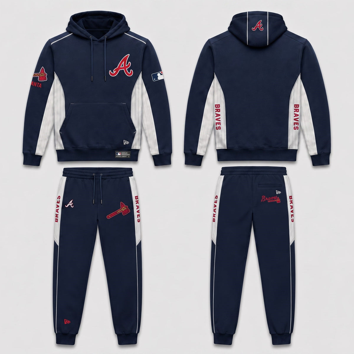 Limited edition! Gifts for Fans - Hoodie & Sweatpants Set All 30 Teams MLB Available