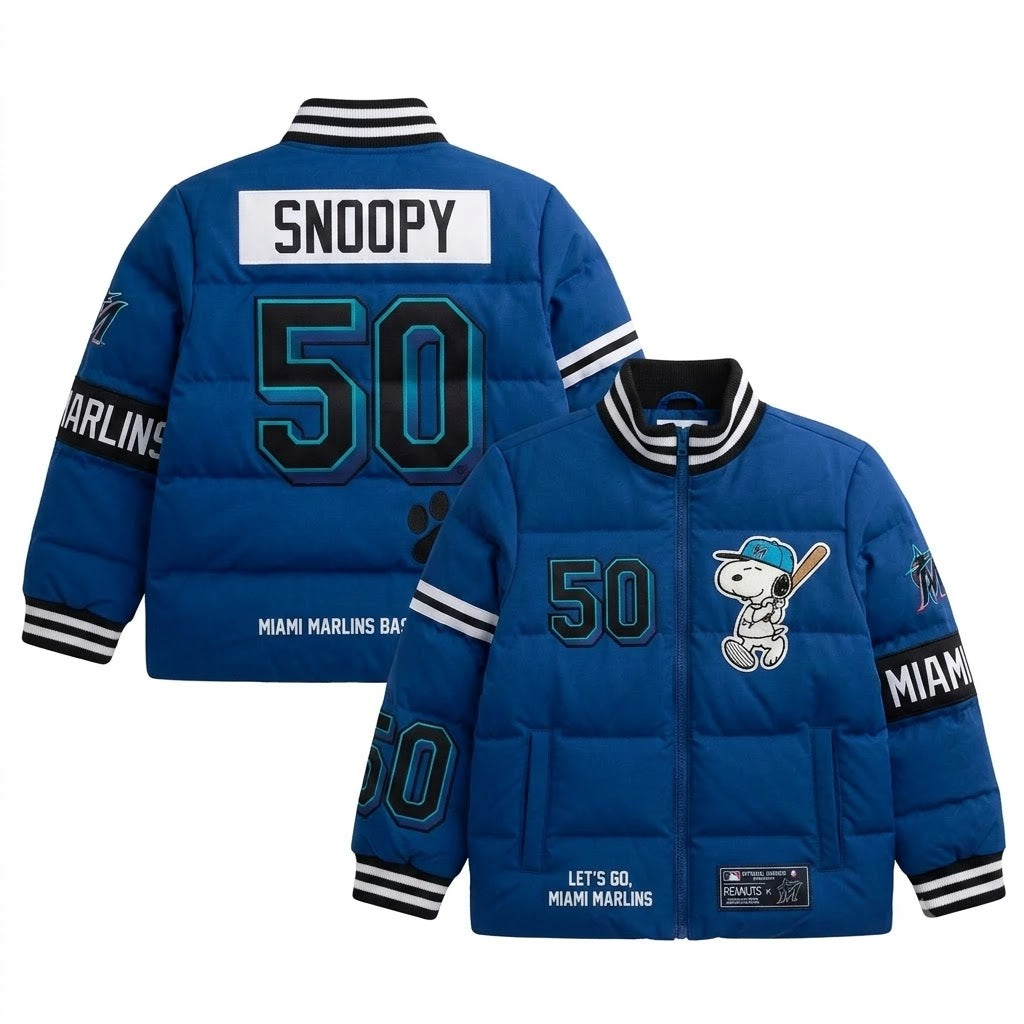 Sport Fan Stand-up Collar Down Jacket | All 30 Teams MLB Available - GIFTS FOR FAN - Custom Fan Apparel Image 16