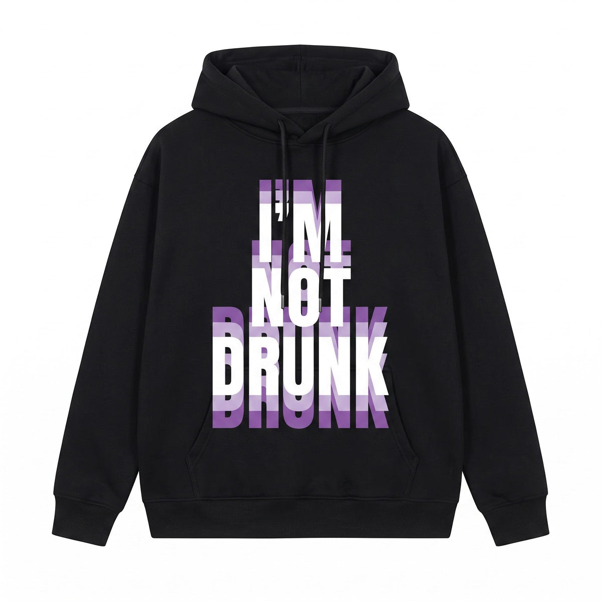 I’m Not Drunk Shirt — Funny Drinking Quote T-Shirt — Sweatshirt & Hoodie — Sarcastic Party Graphic T - Custom Fan Apparel Image 6