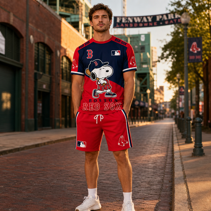 Boston Red Sox MLB Fan Set T-Shirt and Shorts
