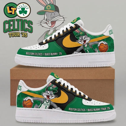 Bugs Bunny NBA Basketball Fan Low Top Sneakers | All 30 Teams Available - Custom Fan Apparel Image 1