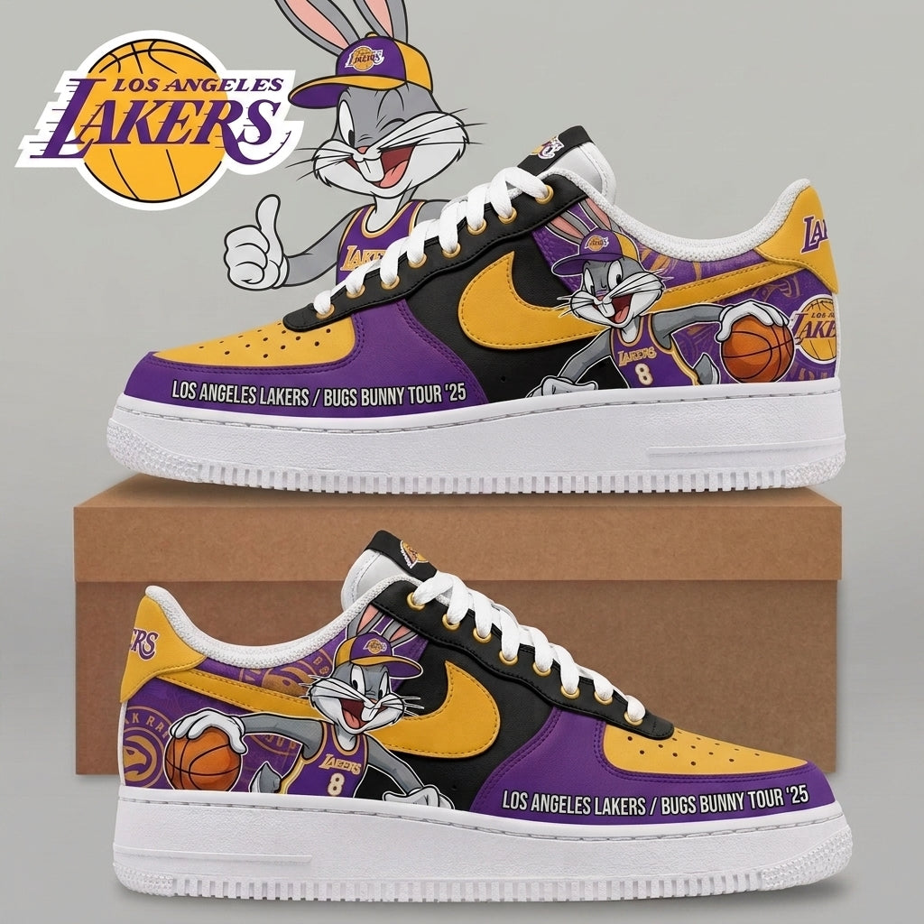 Bugs Bunny NBA Basketball Fan Low Top Sneakers | All 30 Teams Available - Custom Fan Apparel Image 19