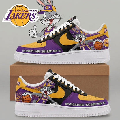 Bugs Bunny NBA Basketball Fan Low Top Sneakers | All 30 Teams Available - Custom Fan Apparel Image 19