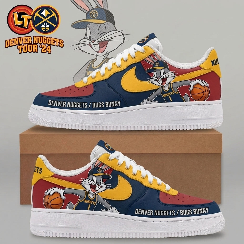 Bugs Bunny NBA Basketball Fan Low Top Sneakers | All 30 Teams Available - Custom Fan Apparel Image 14