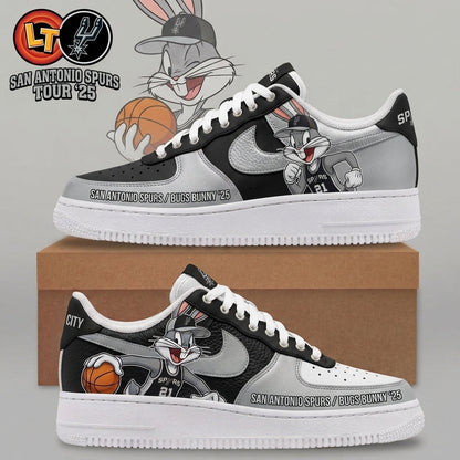 Bugs Bunny NBA Basketball Fan Low Top Sneakers | All 30 Teams Available