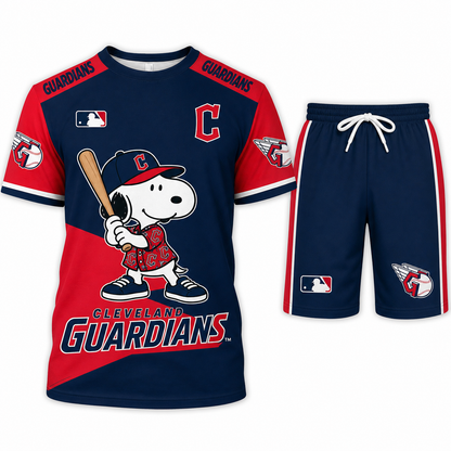 Cleveland Guardians MLB Fan Set T-Shirt and Shorts