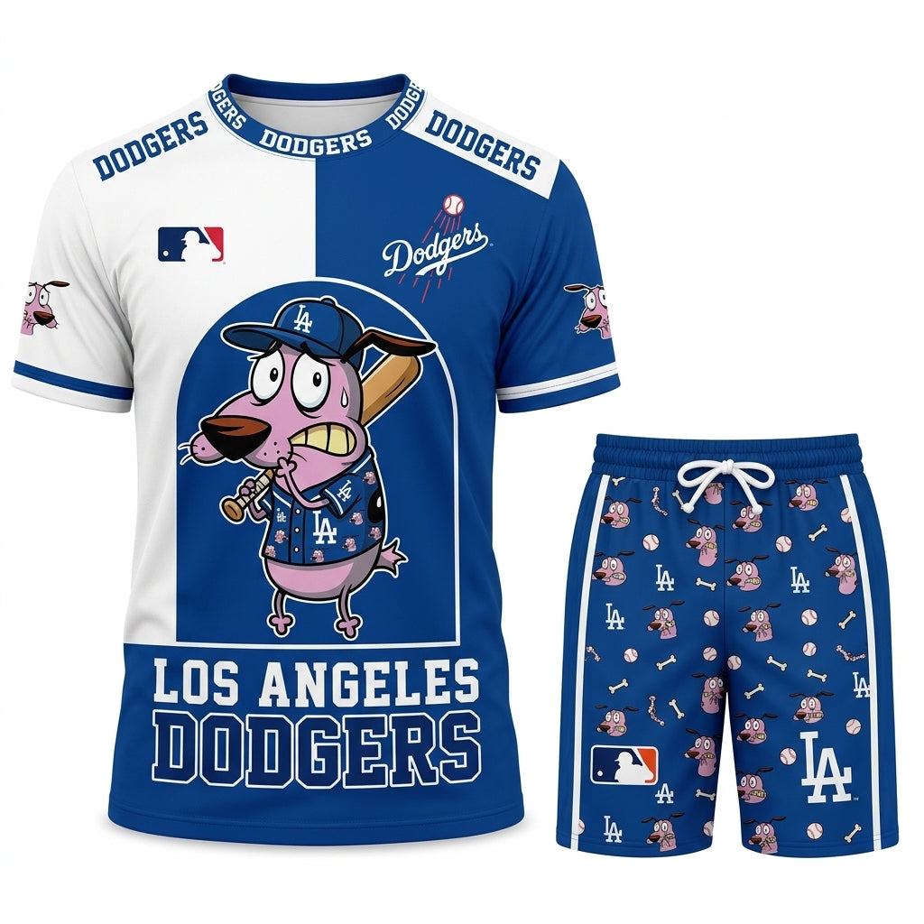 Sport Fan Set T-Shirt + Shorts — Cartoon Dog Baseball Inspired Outfit | All 30 Teams Available - Custom Fan Apparel Image 15