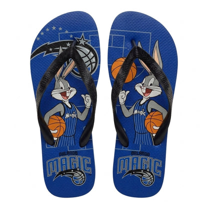 Cartoon Beagle Basketball Flip Flops — Sport Fan Sandals | 30 Teams Available - Custom Fan Apparel Image 14
