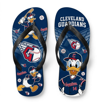 Cartoon Duck Baseball Flip Flops — Sport Fan Sandals | 30 Teams Available - Custom Fan Apparel Image 11