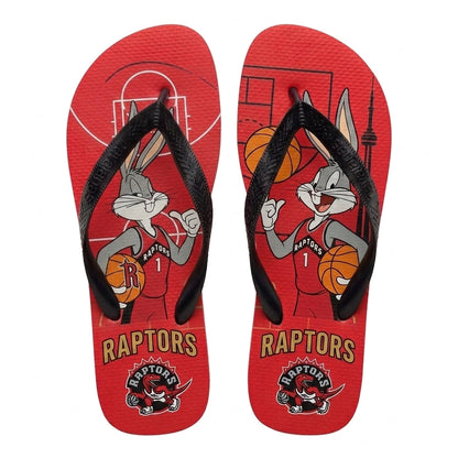 Cartoon Beagle Basketball Flip Flops — Sport Fan Sandals | 30 Teams Available - Custom Fan Apparel Image 5