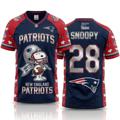32 Teams Available | Cartoon Beagle Football Jersey — Sport Fan Shirt