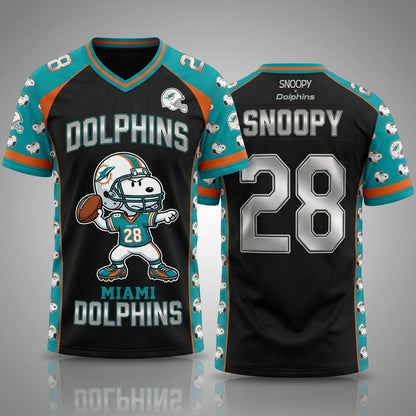32 Teams Available | Cartoon Beagle Football Jersey — Sport Fan Shirt - Custom Fan Apparel Image 7