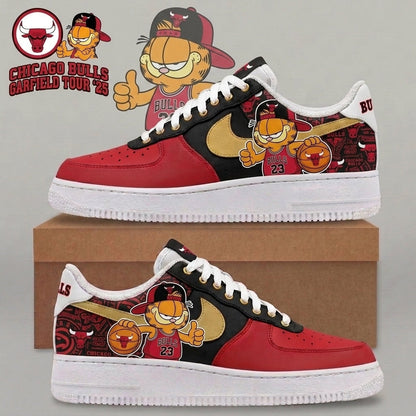 Garfield NBA Basketball Fan Low Top Sneakers | All 30 Teams Available - Custom Fan Apparel Image 4