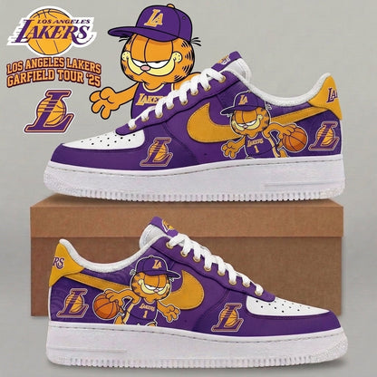 Garfield NBA Basketball Fan Low Top Sneakers | All 30 Teams Available