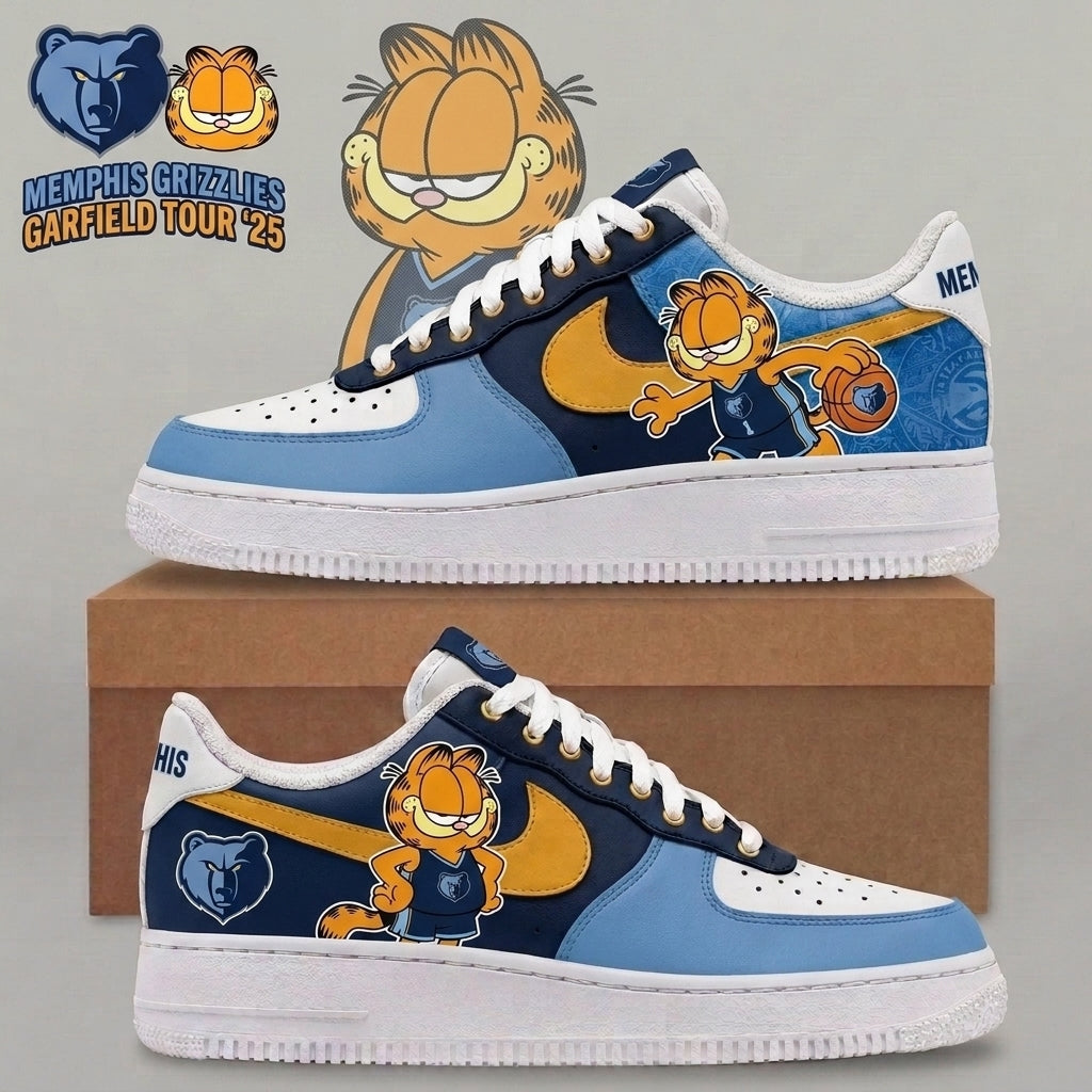 Garfield NBA Basketball Fan Low Top Sneakers | All 30 Teams Available