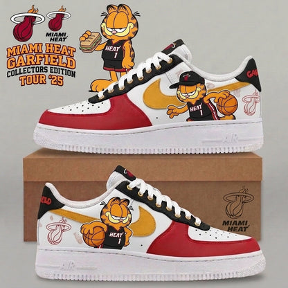 Garfield NBA Basketball Fan Low Top Sneakers | All 30 Teams Available - Custom Fan Apparel Image 11