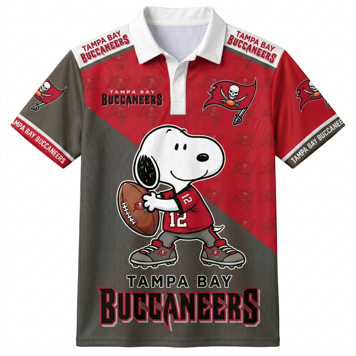 NFC Football Polo Shirt — Team Color Game Day Polo — Retro Football Fan Shirt — Sunday Game Apparel — Gift for Football Lovers