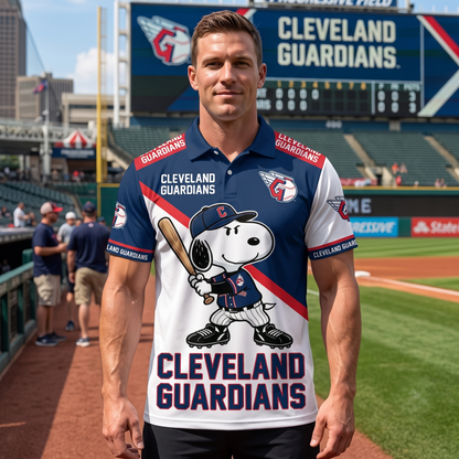 American League - AL Baseball Polo Shirt — Team Color Game Day Polo — Cartoon Dog Baseball Inspired  - Custom Fan Apparel Image 14