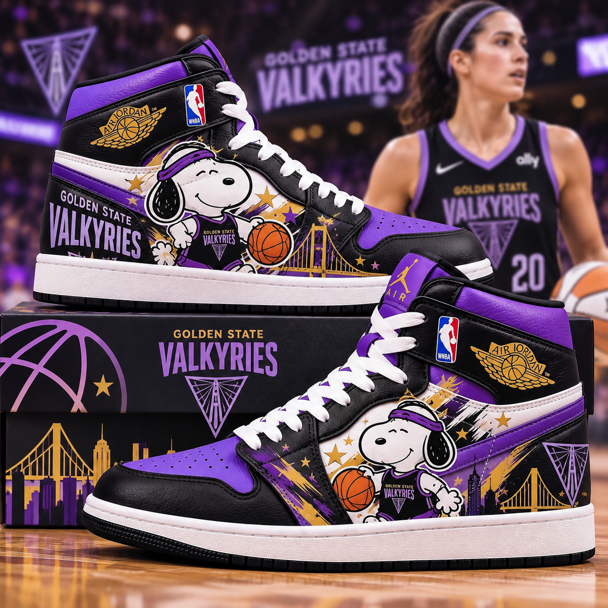 Women’s Basketball Fan High Sneakers | All 15 WNBA Teams Available -Ver3