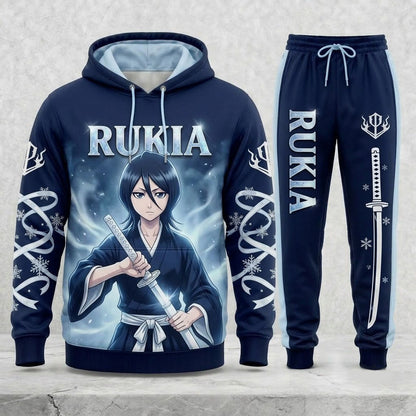 Limited Edition Soul Reaper Fan Set — Hoodie & Sweatpant Set | Anime Sword Warrior Outfit - Custom Fan Apparel Image 2