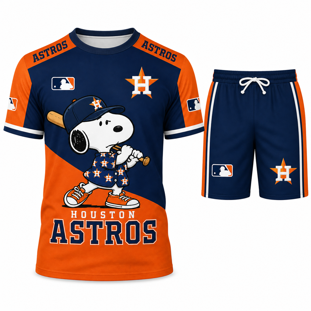 Houston Astros MLB Fan Set T-Shirt and Shorts