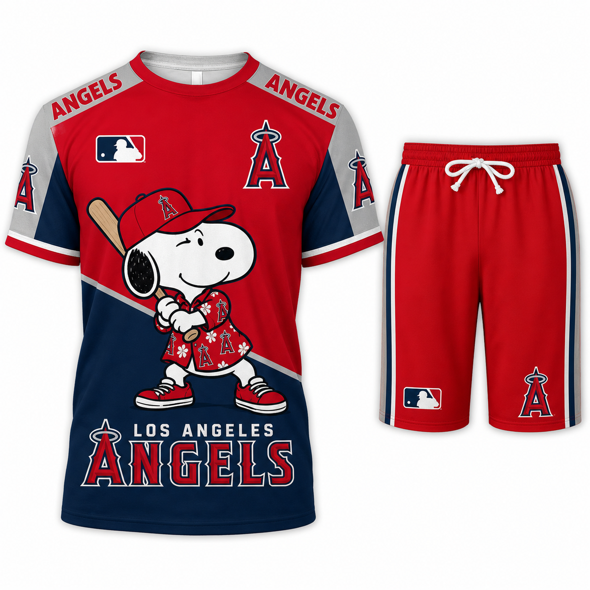 Los Angeles Angels MLB Fan Set T-Shirt and Shorts