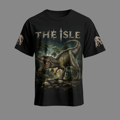 The Isle Dinosaur Apparel Collection — T-Rex Jungle Graphic Hoodie, Zip Hoodie, Sweatshirt & T-Shirt