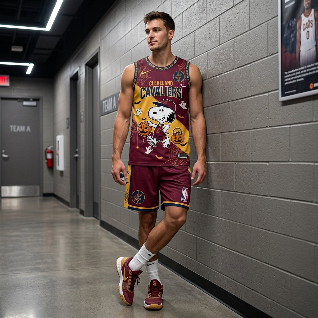 Limited Halloween Basketball Set — Cartoon Beagle Jersey + Shorts | 30 Teams - Custom Fan Apparel Image 20