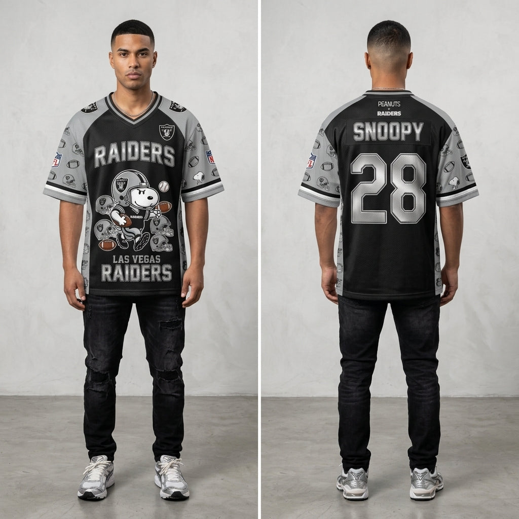32 Teams Available | Cartoon Beagle Football Jersey — Sport Fan Shirt