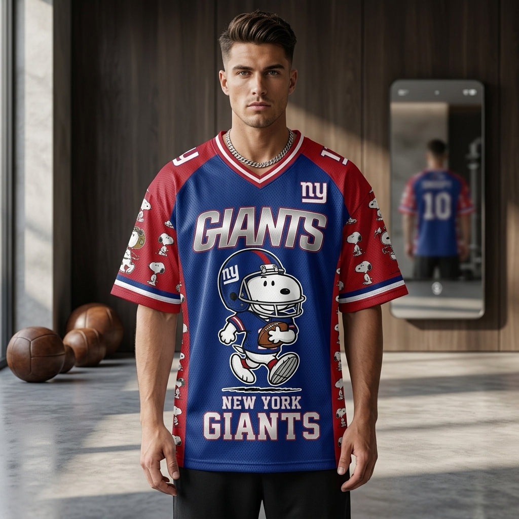 32 Teams Available | Cartoon Beagle Football Jersey — Sport Fan Shirt