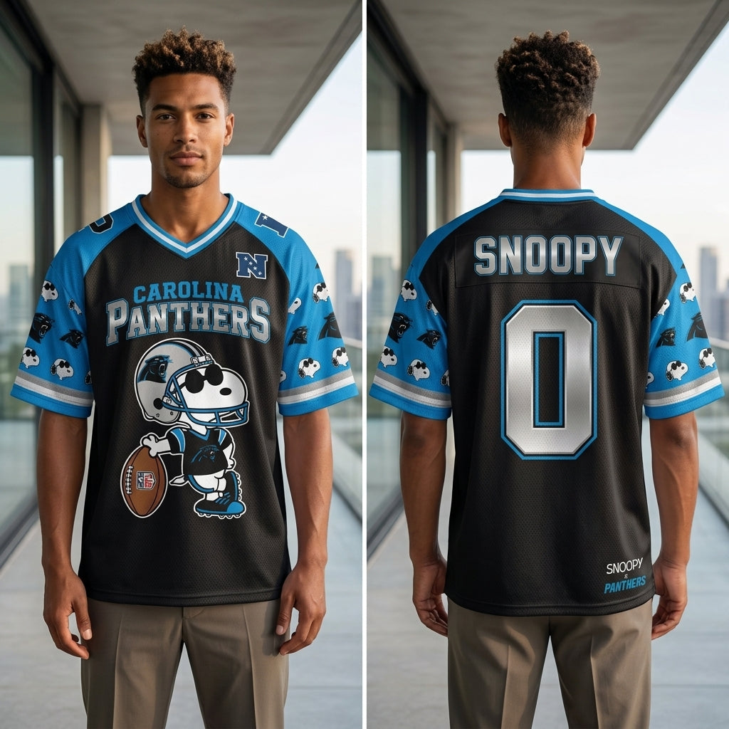 32 Teams Available | Cartoon Beagle Football Jersey — Sport Fan Shirt