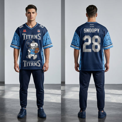 32 Teams Available | Cartoon Beagle Football Jersey — Sport Fan Shirt