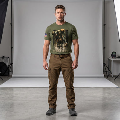 American Veteran Faith Shirt — Jesus Christ Veteran Graphic T-Shirt — Sweatshirt — Hoodie & Zip Hood - Custom Fan Apparel Image 2