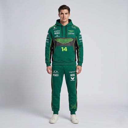 Formula Racing F1 Hoodie & Sweatpants Set — Motorsport Team Inspired Tracksuit — Racing Fan Outfit 2 - Custom Fan Apparel Image 8