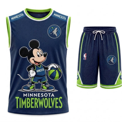 Sport Fan Set — Basketball Jersey+ Shorts | All 30 Teams Available