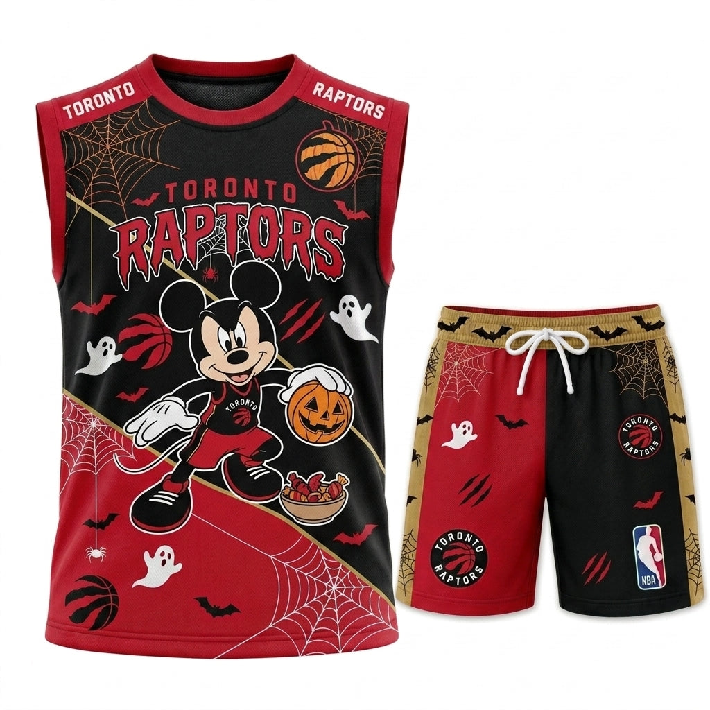 Limited Halloween Fan Set — Cartoon Mouse Basketball Jersey + Shorts | 30 Teams