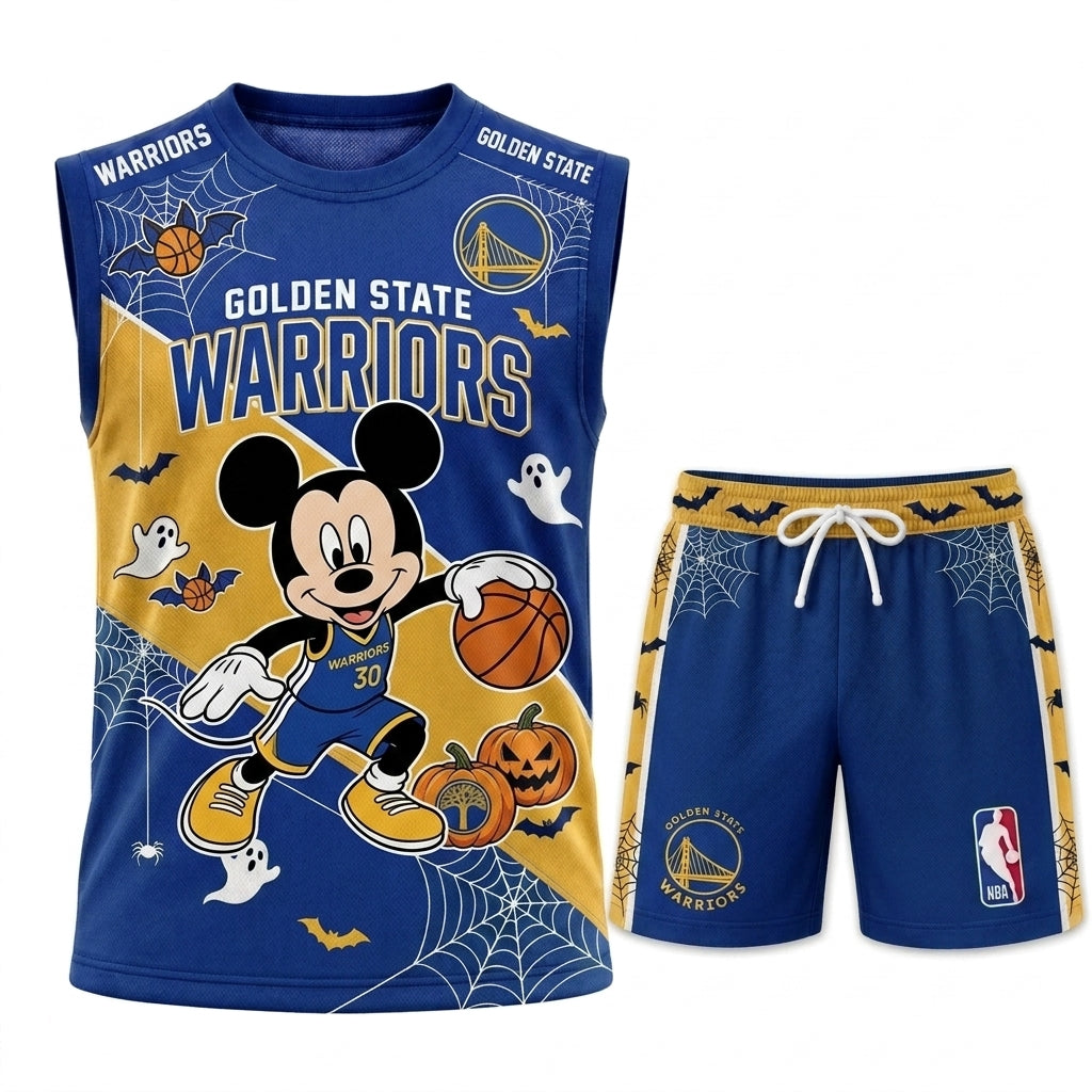 Limited Halloween Fan Set — Cartoon Mouse Basketball Jersey + Shorts | 30 Teams