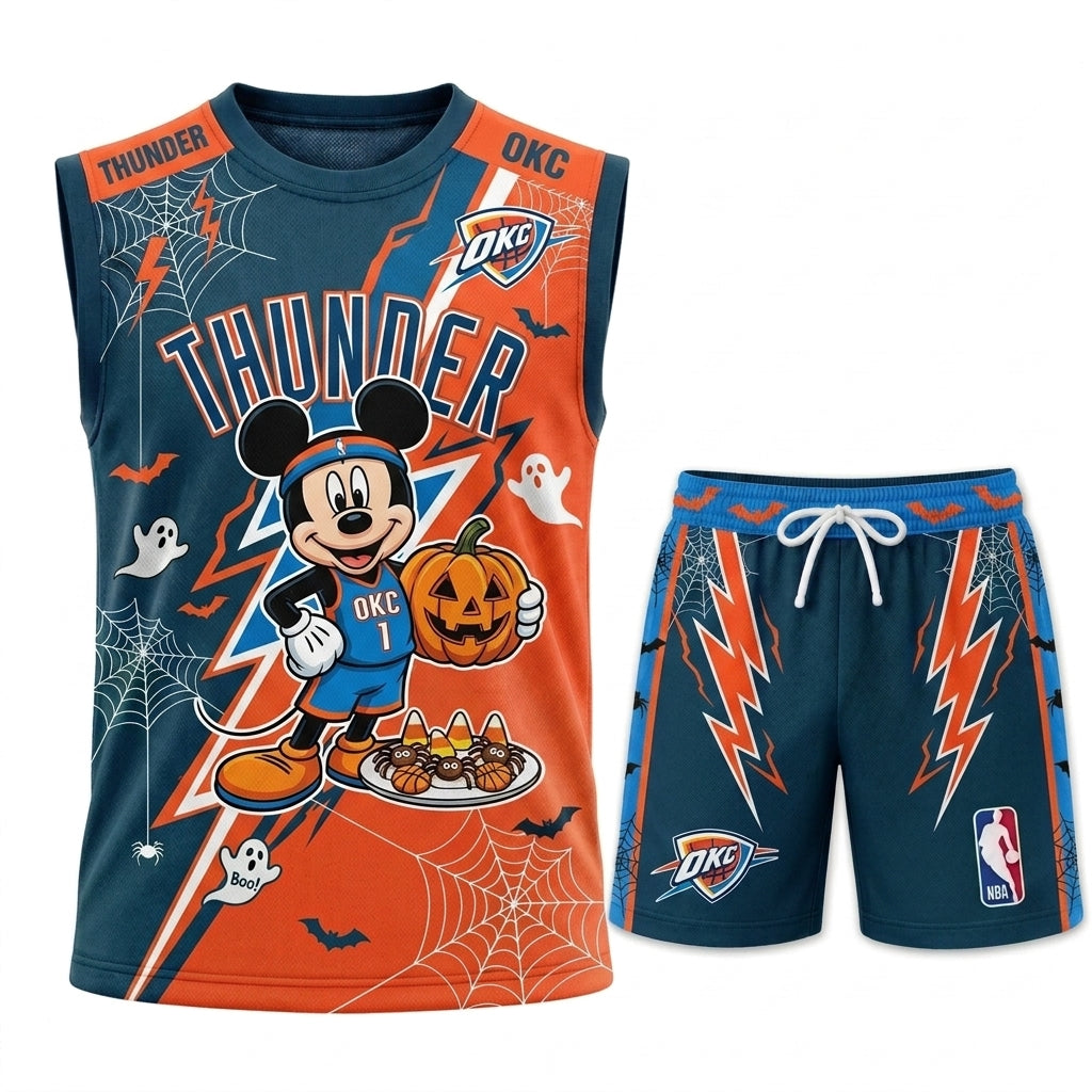 Limited Halloween Fan Set — Cartoon Mouse Basketball Jersey + Shorts | 30 Teams - Custom Fan Apparel Image 15