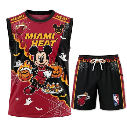Limited Halloween Fan Set — Cartoon Mouse Basketball Jersey + Shorts | 30 Teams