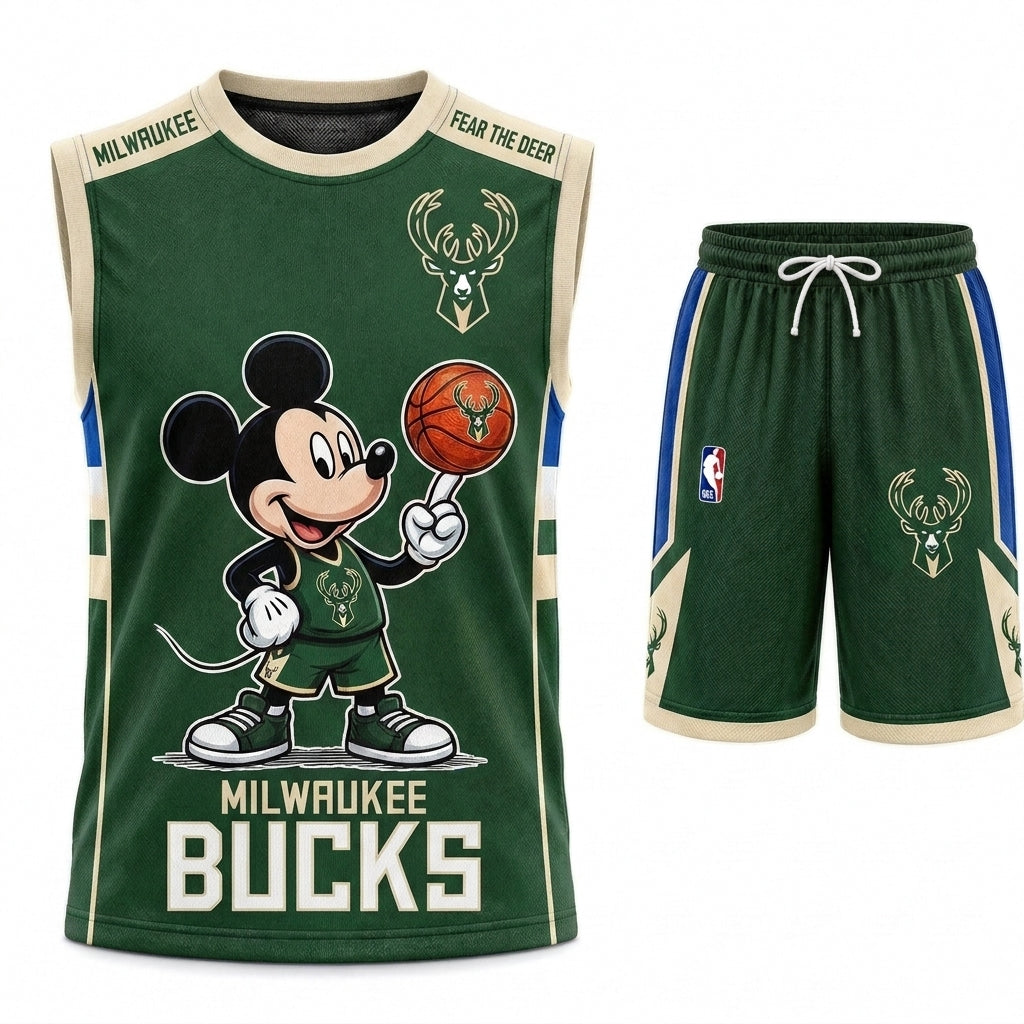 Sport Fan Set — Basketball Jersey+ Shorts | All 30 Teams Available