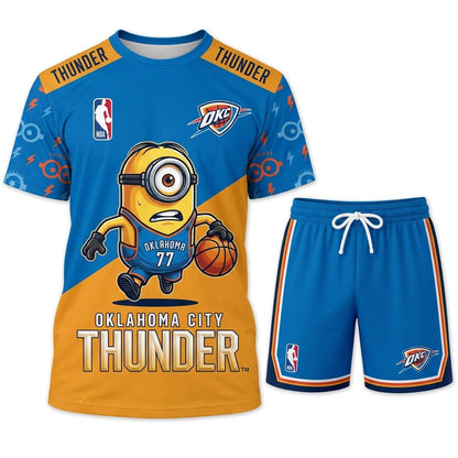 Minions NBA Basketball Fan Set — T-Shirt & Shorts | All 30 Teams Available