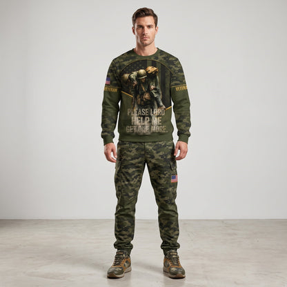American Veteran Faith Shirt — Jesus Christ Veteran Graphic T-Shirt — Sweatshirt — Hoodie & Zip Hood - Custom Fan Apparel Image 6