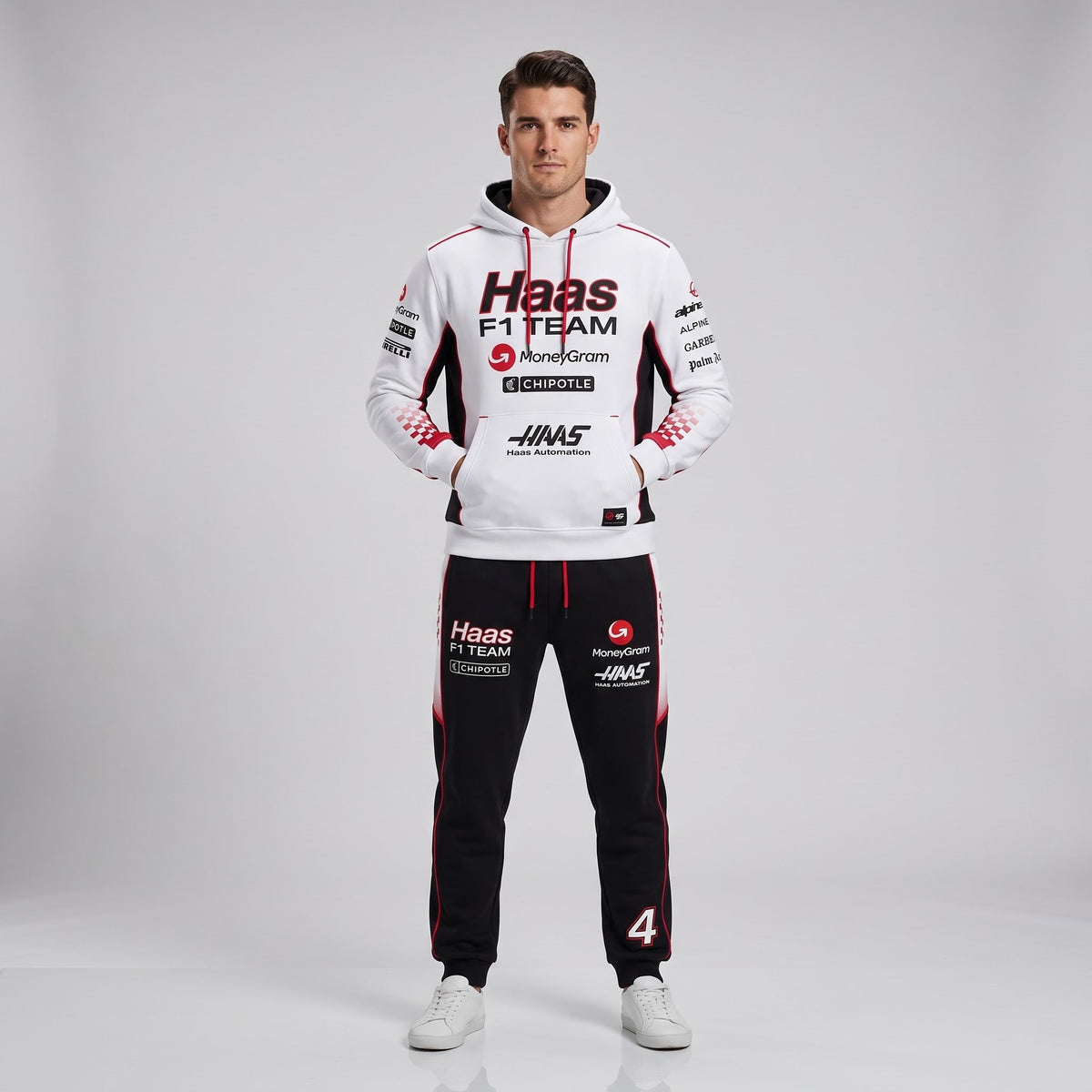Formula Racing F1 Hoodie & Sweatpants Set — Motorsport Team Inspired Tracksuit — Racing Fan Outfit 2 - Custom Fan Apparel Image 18