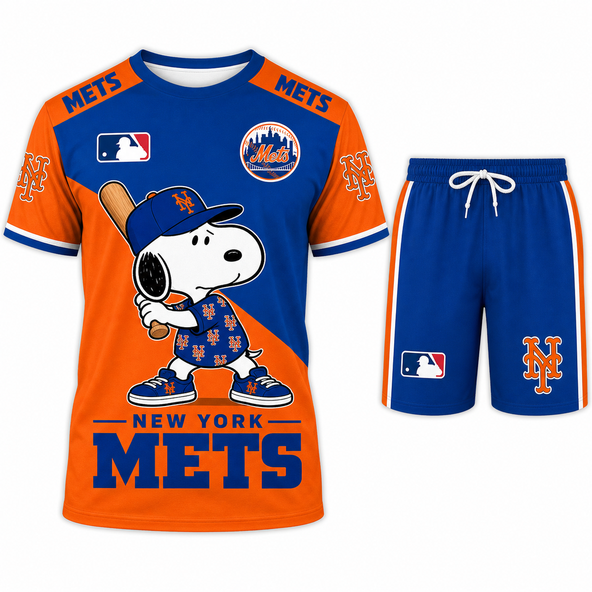 New York Mets MLB Fan Set T-Shirt and Shorts